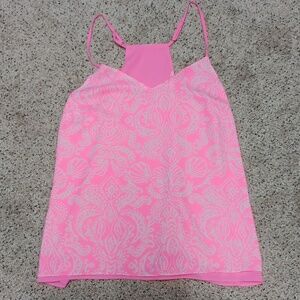 Lilly Pulitzer reversible Dusk top in Havana pink